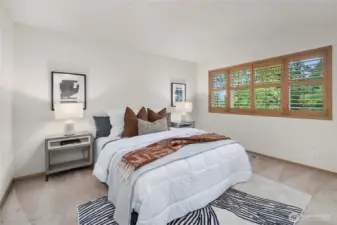 Cozy and comfortable primary suite—your peaceful retreat.