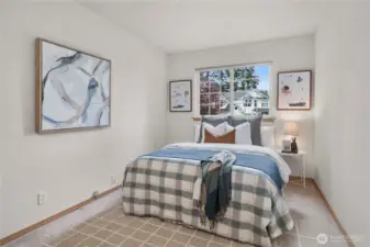 Bedroom #3- perfect for bedroom, guest space, or a home office.