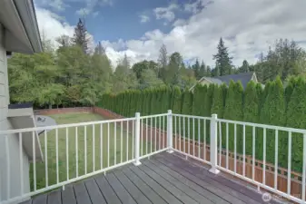 Deck off second floor bonus room