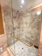 Primary walk in shower