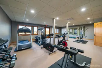 Community lodge exercise room