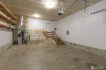 Garage with W/D hookups - A