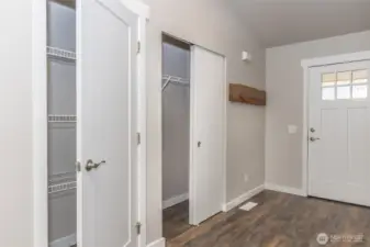 Front entry hall - B. Don't miss the handcrafted coat hooks.