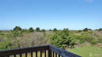 Overlooking the Dunes Area and the Ocean.