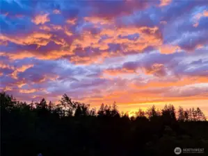 Port Ludlow sunsets from the deck is always refreshing!