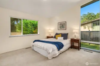 Bedroom in the northeast corner with two closets. Only sweet dreams in this room!