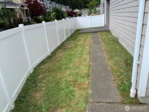 full fenced yard