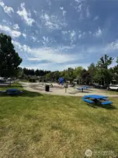 the park in front of the property