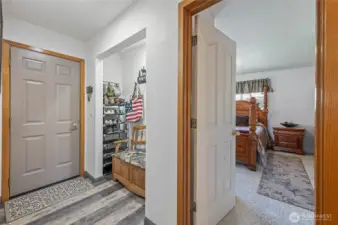 Entry from backyard