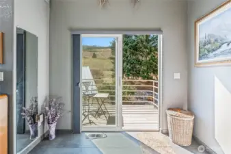 Deck from loft
