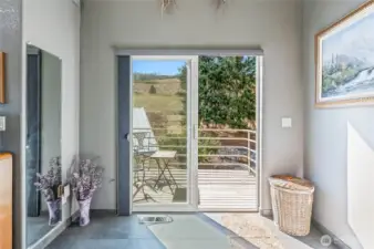 Deck from loft