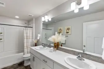 Upstairs bathroom