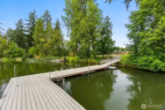 Community Park Lake Dock