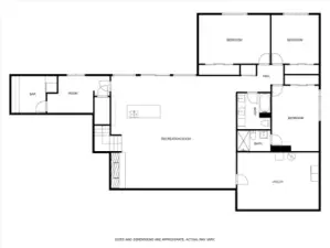Downstairs layout.