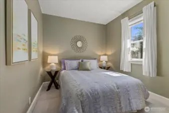 Second main floor bedroom.