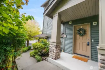 Welcoming entrance