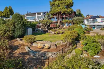 Striking architecture with soaring windows that frame the panoramic Puget Sound views and flood the interiors with natural light.