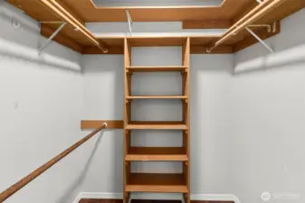 Walk in closet off the primary.
