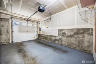 Great storage and parking in attached garage.