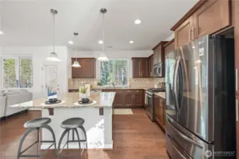 Warm Walnut Cabinetry