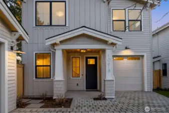 2 garage spaces - one detached and one attached. EV-ready!