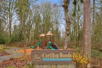 Carillon Woods Park across the street.
