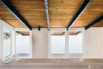 View from second floor.