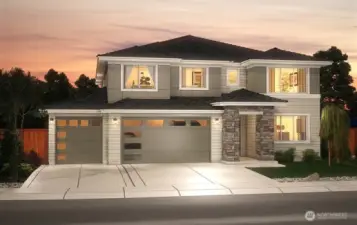 This is a general representation of floor plan and may vary from actual home constructed. Features in photos, upgrades, elevation, materials, dimensions and layout all subject to change without notice.