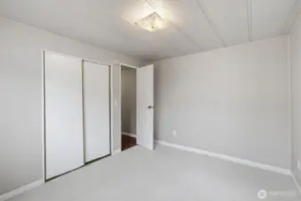 2nd bedroom with closet