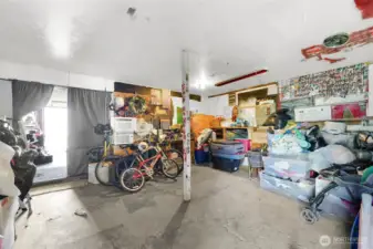 Workroom adjoining garage.
