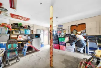 Great space for storage and projects.