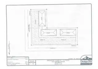 Site plan for building orientation