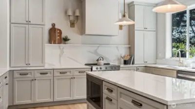 Designer kitchen.