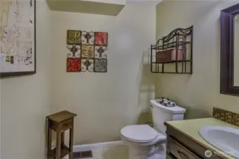 Half bath on the main level