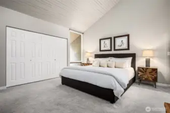 Main level primary suite.