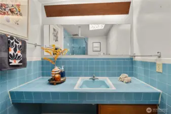 A timeless primary bathroom full of character and classic charm