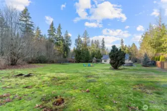 Private acreage with pool, trampoline and playground