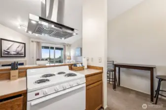 You can even capture those ocean views right from the kitchen