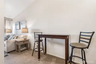 Enough space for a breakfast table