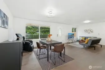 Dining room to Living area