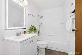 Updated Full Bathroom upper level