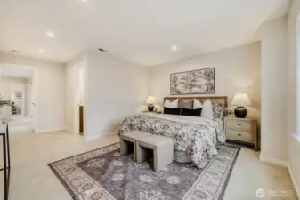 Oversized Primary with Ensuite Bath and Walk-In closet