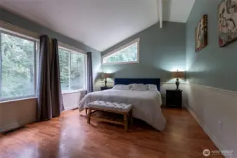 Second floor primary bedroom