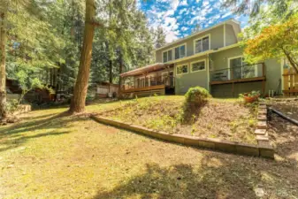Backyard of main house