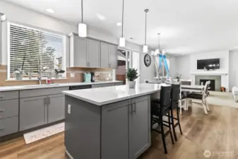 Kitchen and Living Room