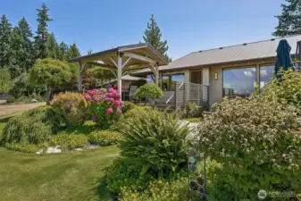 The home is lovely from every angle.