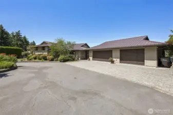 Ample space for parking.