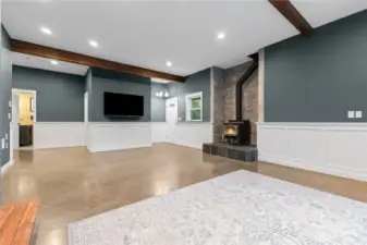 Lower level family room Flat screen TV included