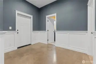 Garage entry