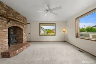 Large windows for lots of natural light